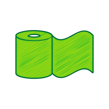 Toilet Paper sign.のイラスト素材