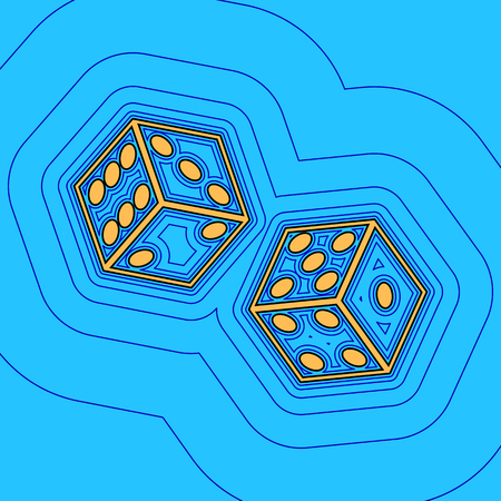 Dices sign.のイラスト素材