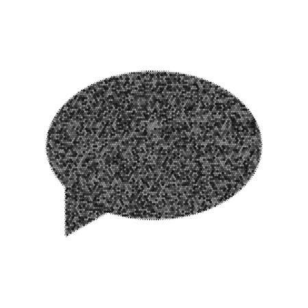 Speech bubble icon.のイラスト素材