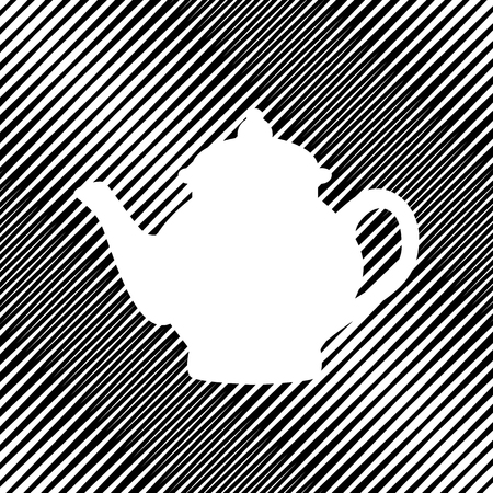 Tea maker sign. Vector Icon.のイラスト素材