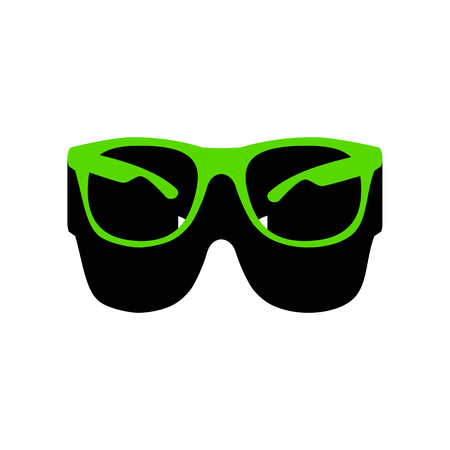 Sunglasses sign illustration. Vector.のイラスト素材