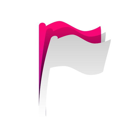 Flag sign illustration. Vector illustration.のイラスト素材