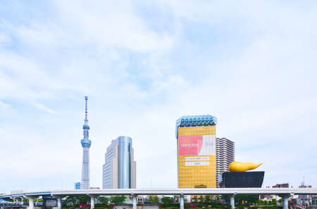 Asakusa Tokyo sky treeのeditorial素材