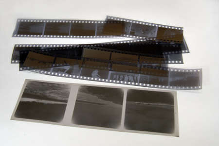 Old negative in my home photography libraryの写真素材