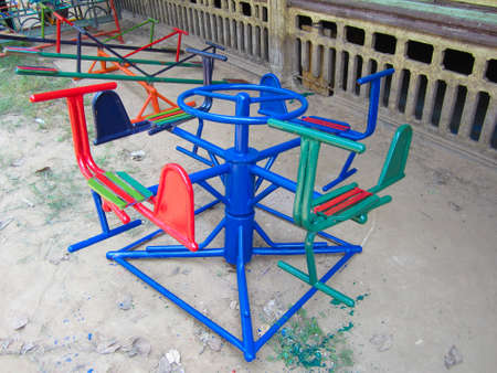 Colorful playgroundの写真素材