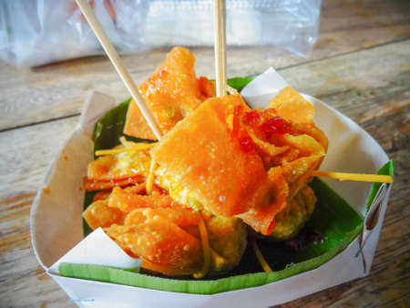 Fried Dumplingの写真素材