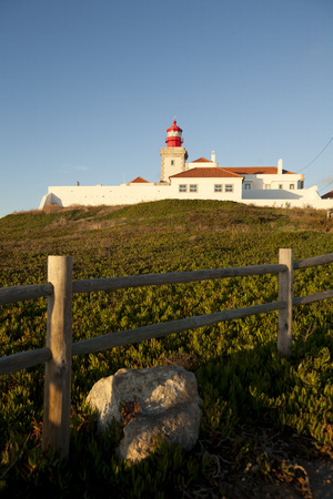 The lighthouse of Cabo da Roca, Portugalの写真素材