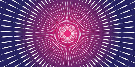 Abstract colorful radial zoom effect illustrationの写真素材