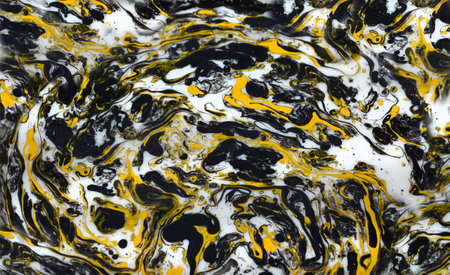 Marble abstract acrylic background. Marbling artwork texture. Agate ripple pattern. Gold powder.の写真素材