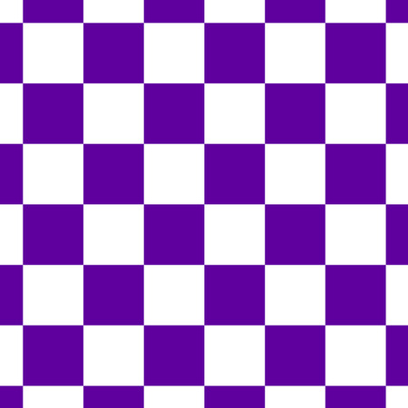 Chessboard or checker board seamless pattern in blue and white. Checkered board for chess or checkers game. Strategy game concept. Checkerboard background.のイラスト素材