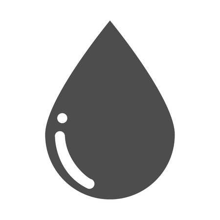 Donate drop blood logo. Donor concept blood icon. Gray vector blood drop vector design element in trendy flat style.のイラスト素材