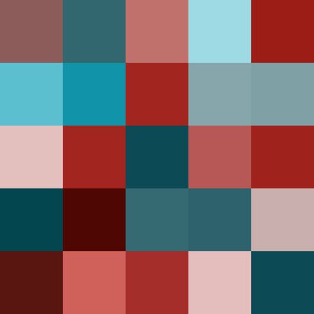 Simple geometric repeating pattern with colorful squares. Seamless abstract pattern with shapes....