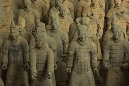 XI'AN, CHINA - The Terracota warriors in the city of Xi'an in Chinaのeditorial素材
