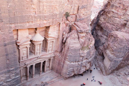 PETRA, JORDAN - The beautiful and mesmerizing Petra in Jordanのeditorial素材