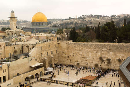 JERUSALEM, ISRAEL - The old city of Jerusalemのeditorial素材