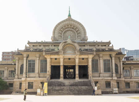TOKYO, JAPAN - The Tsukiji Honganji Temple in Tokyoのeditorial素材