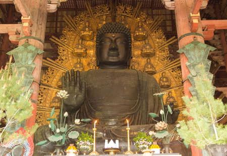 NARA, JAPAN - The todai-ji  in Nara, Japanのeditorial素材