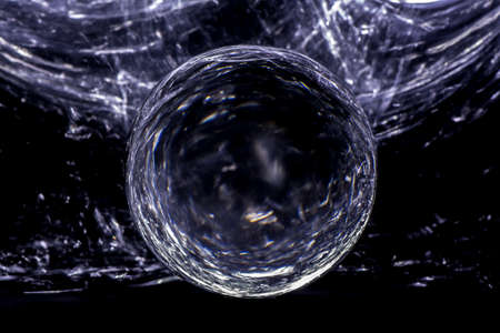 glass sphereの写真素材