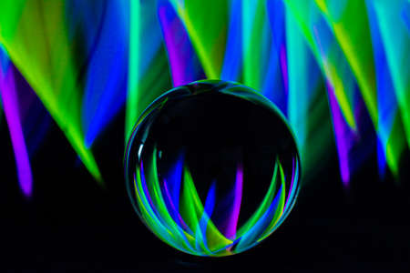 glass sphereの写真素材