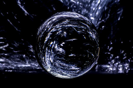 glass sphereの写真素材