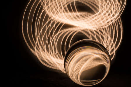 glass sphereの写真素材