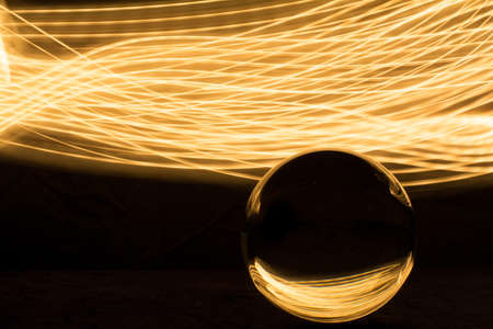 glass sphereの写真素材