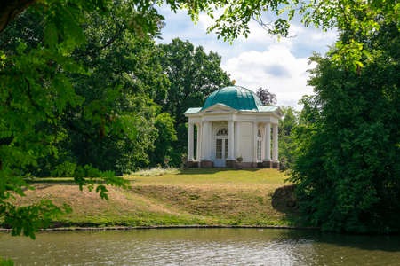 Park in Kassel in Northern Hesseの写真素材