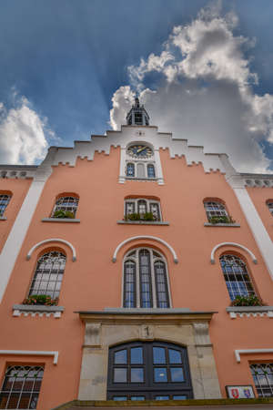The town hall of Hofgeismar in Northern Hesseの写真素材