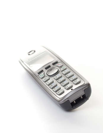 The radio telephone isolated on the whiteの写真素材