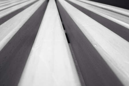 Detail of a bench in a supermarketの素材