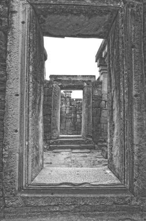 Doors Angkor wat in Thailandの写真素材