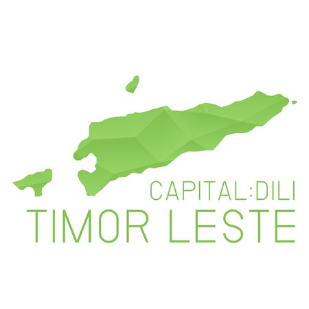Timor map geometric backgroundのイラスト素材