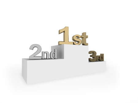 Illustration of a winners podiumの写真素材