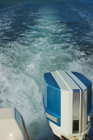 Motorboat engineの写真素材