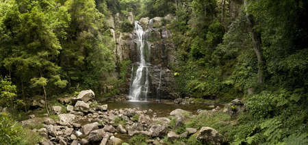 Composite image of Minnamurra Falls in the Morton National Park NSW Australiaの写真素材