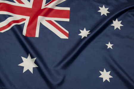 Close up view of an Australian flag.  Part of a seriesの写真素材