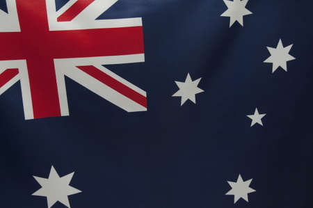 Close up view of an Australian flag.  Part of a seriesの写真素材