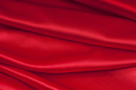 closeup view of red satin perfect for abstract background. の写真素材
