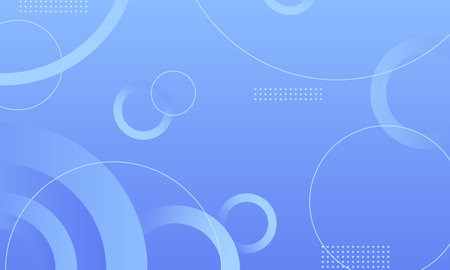 Trendy gradient shapes composition. Abstract blue gradient shapes background. Abstract decoration, halftone gradients, 3d Vector illustration.のイラスト素材