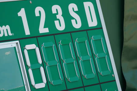 Tennis scoreboard prepared on tennis court