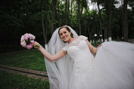 happy brideの写真素材