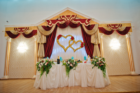 wedding tableの写真素材