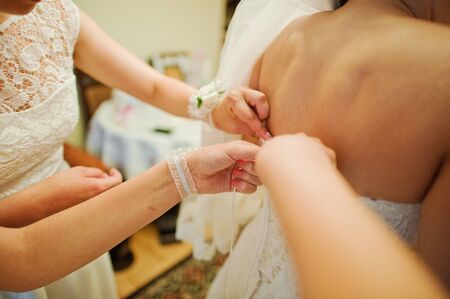 Morning of brideの写真素材