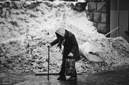 KYIV, UKRAINE - JANUARY 2014: Euromaidan. Revolution of Freedom.のeditorial素材