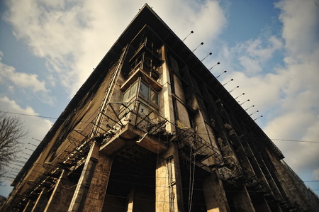 KYIV, UKRAINE - FEBRUARY 2014: Euromaidan. Revolution of Freedom.のeditorial素材