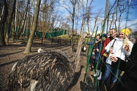 NOVI PETRIVTSI, UKRAINE - FEBRUARY 2014:  residence of ex-president of Ukraine Viktor Yanukovichのeditorial素材