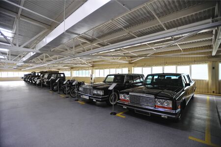 NOVI PETRIVTSI, UKRAINE - FEBRUARY 2014:  residence of ex-president of Ukraine Viktor Yanukovichのeditorial素材