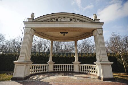 NOVI PETRIVTSI, UKRAINE - FEBRUARY 2014:  residence of ex-president of Ukraine Viktor Yanukovichのeditorial素材