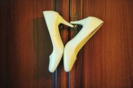 shoes of brideの写真素材
