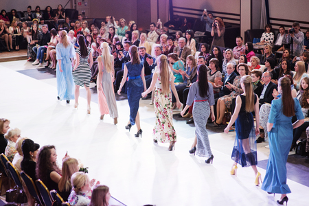 KYIV -JUNE 01: Podolyany Fashion Week, Ukraineのeditorial素材